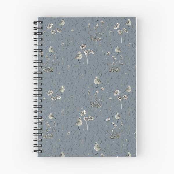 Item preview, Birds in the forest mid blue designed and sold by cezidesign.