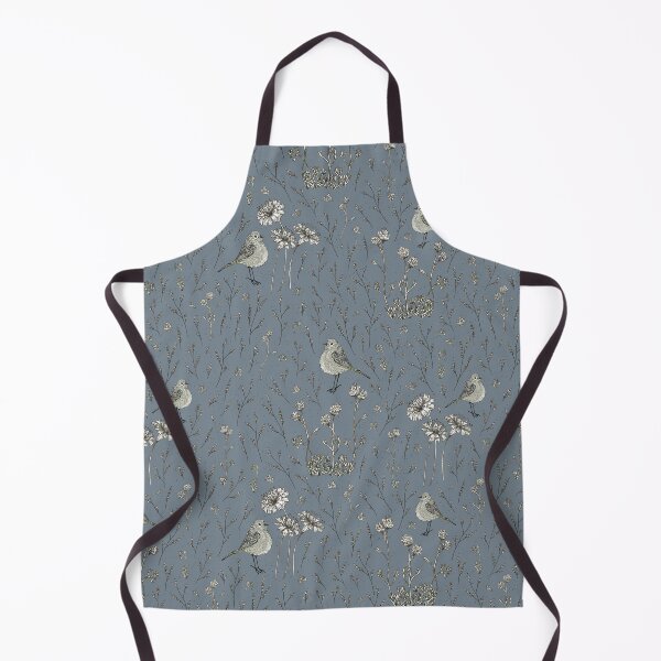 Item preview, Birds in the forest mid blue designed and sold by cezidesign.