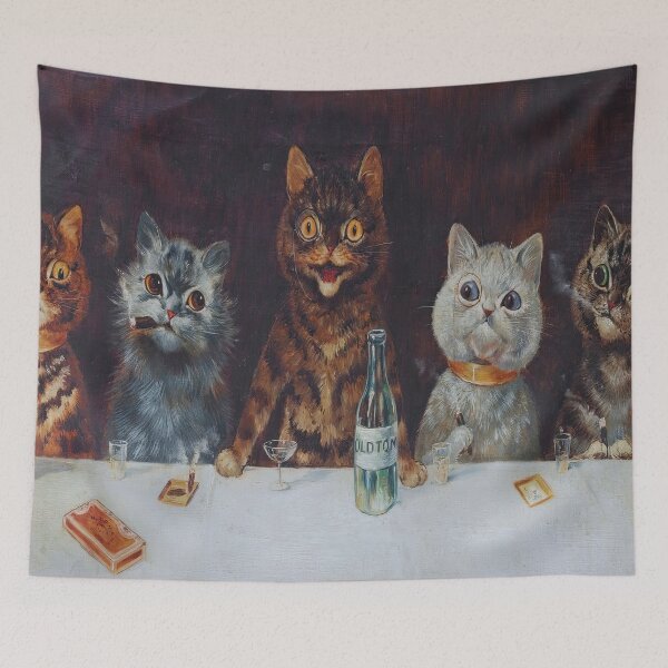 Item preview, Louis Wain Art Print designed and sold by irynaartbyim.