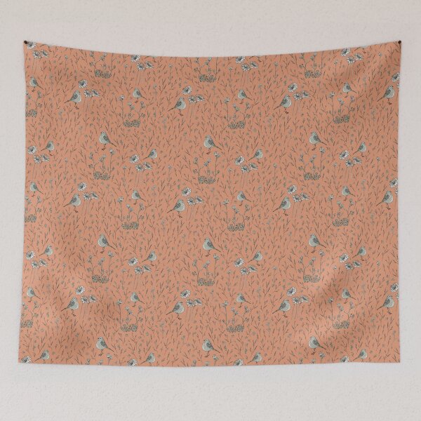 Item preview, Birds in the orange forest designed and sold by cezidesign.