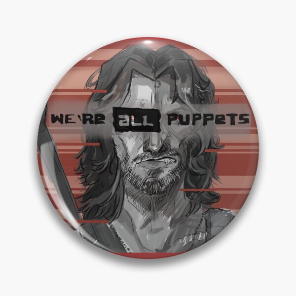 Item preview, we're all puppets johnny silverhand designed and sold by WingedHaru.
