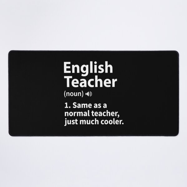 Item preview, English Teacher Definition Funny Back To School First Day designed and sold by DexertimaArt.
