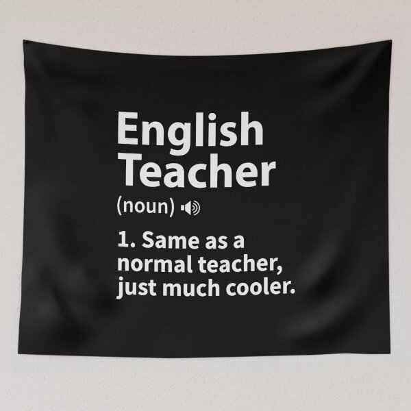 Item preview, English Teacher Definition Funny Back To School First Day designed and sold by DexertimaArt.