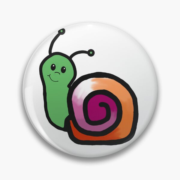 Item preview, Lesbian Pride Snail  designed and sold by cjo582.