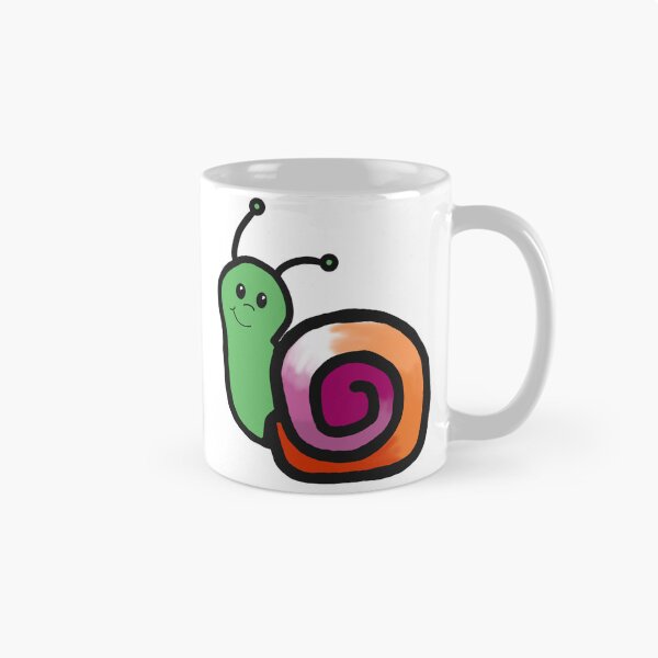 Item preview, Lesbian Pride Snail  designed and sold by cjo582.