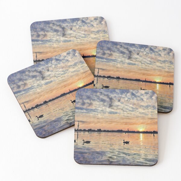 Item preview, Sunset on the Alster designed and sold by sid1802.