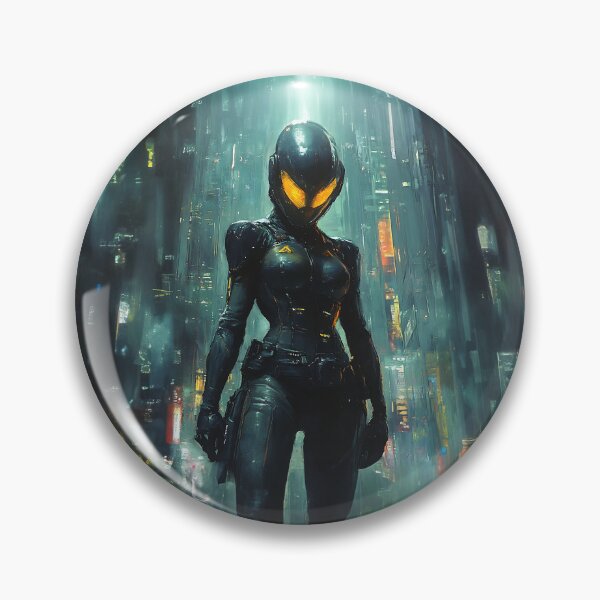 Item preview, Detective Noir Futuristic City 13 designed and sold by Made-by-Gus.