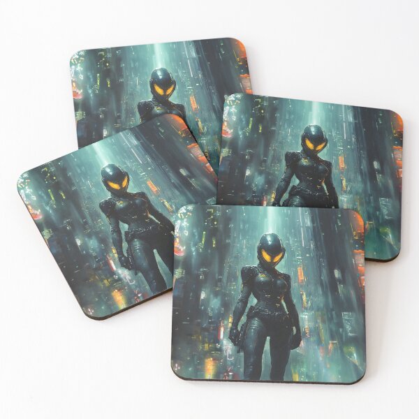 Item preview, Detective Noir Futuristic City 13 designed and sold by Made-by-Gus.