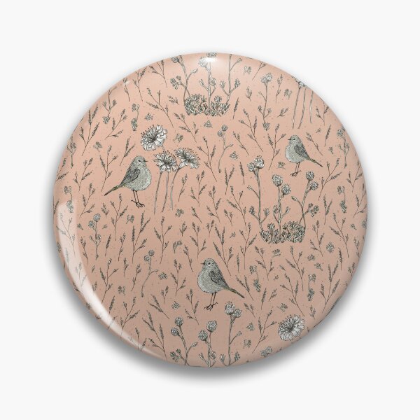 Item preview, Birds in the forest salmon designed and sold by cezidesign.