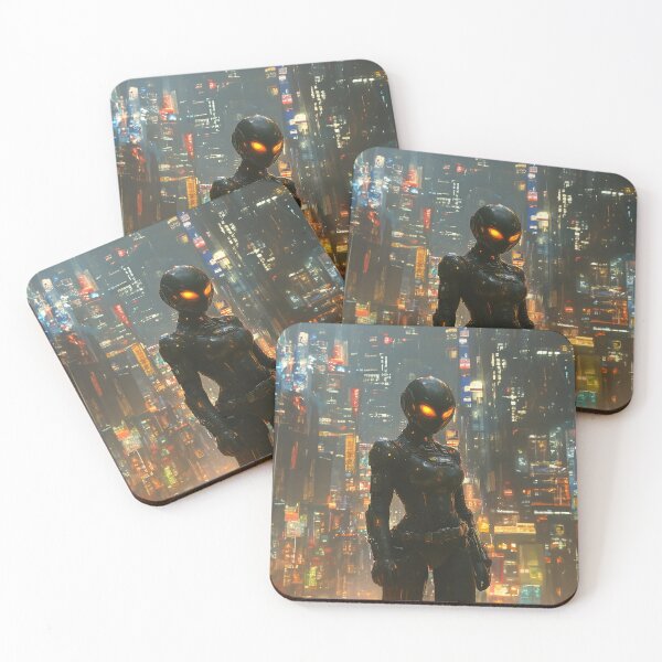 Item preview, Detective Noir Futuristic City 14 designed and sold by Made-by-Gus.