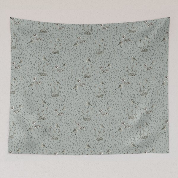 Item preview, Birds in the forest storm gray designed and sold by cezidesign.