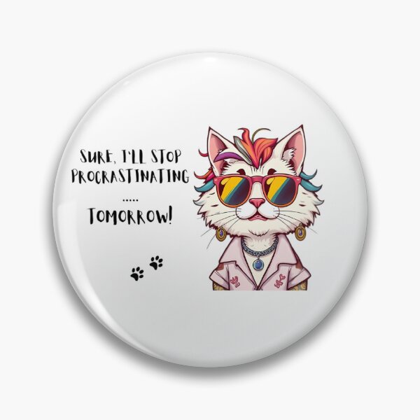 Item preview, Procrastinating designed and sold by Paws For Effect.
