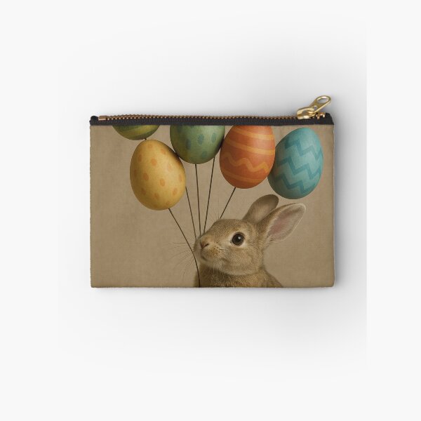 Item preview, Dreamy Bunny with Easter Balloons designed and sold by artes-lunares.