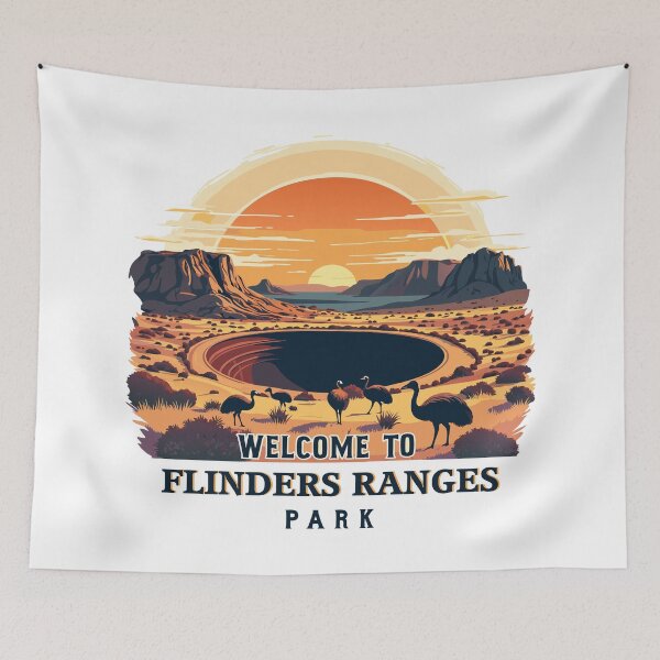 Item preview, Welcome to Flinders Ranges National Australian Park designed and sold by Blok45.