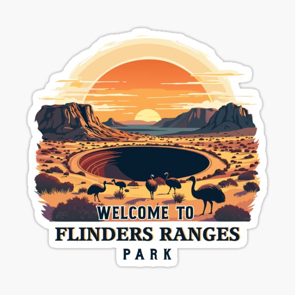 Item preview, Welcome to Flinders Ranges National Australian Park designed and sold by Blok45.