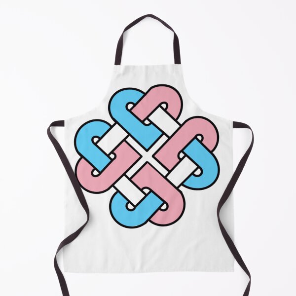 Item preview, Celtic Quarter Heart Pride Knot - Trans Color Block designed and sold by cjo582.