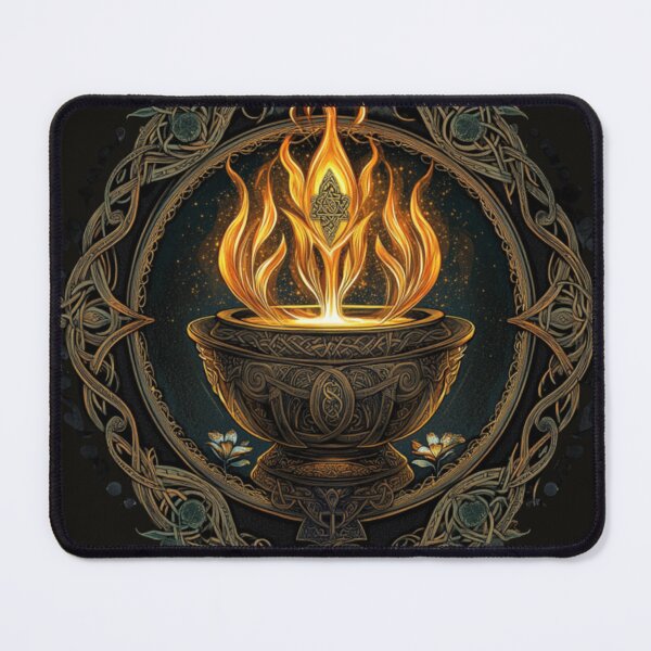 Item preview, "St. Brigid Celtic Goddess T-shirt – Symbol of Fire, Poetry, and Healing" designed and sold by apseen.