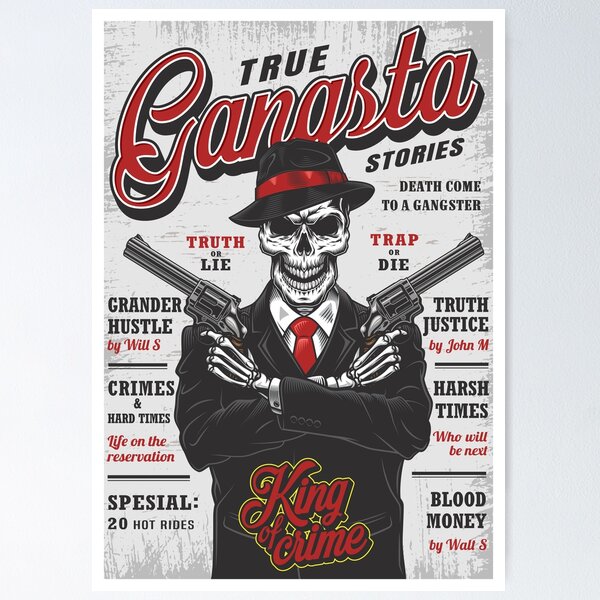 Item preview, Gangsta Stories designed and sold by pandadesignfashion.