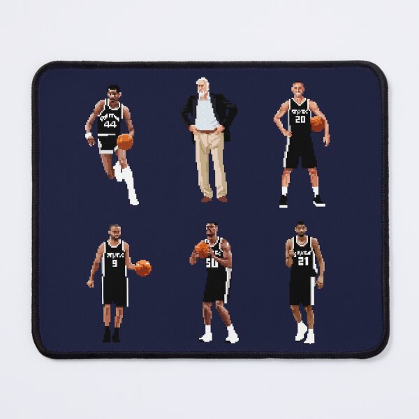 Item preview, Legends Sticker Pack (George Gervin, David Robinson, Gregg Popovich, Tony Parker, Manu Ginobili) Qiangy designed and sold by qiangdade.