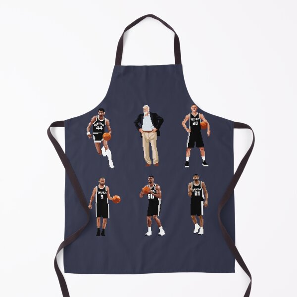 Item preview, Legends Sticker Pack (George Gervin, David Robinson, Gregg Popovich, Tony Parker, Manu Ginobili) Qiangy designed and sold by qiangdade.