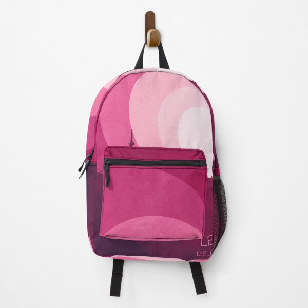 Item preview, Leipzig Germany Skyline Hearts Pink designed and sold by ArtPrints.