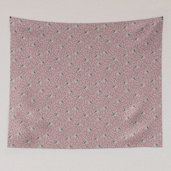 Item preview, Black Redstart strawberry pink designed and sold by cezidesign.