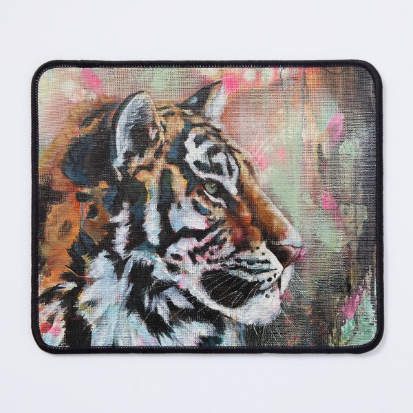 Item preview, Arte abstracto de tigre bohemio designed and sold by MidnightsMojo.