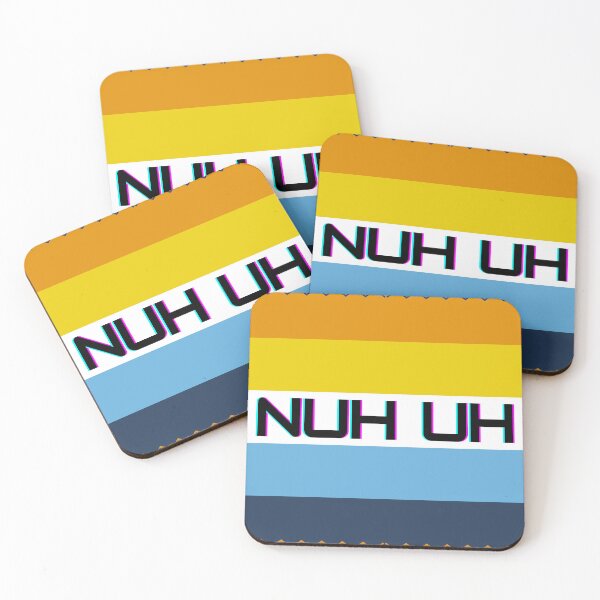 Item preview, Aroace flag "nuh uh" designed and sold by spaghettihoops7.