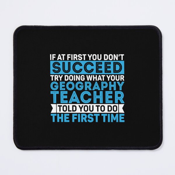 Item preview, If At First You Don't Succeed Funny Geography Teacher Gift designed and sold by DexertimaArt.