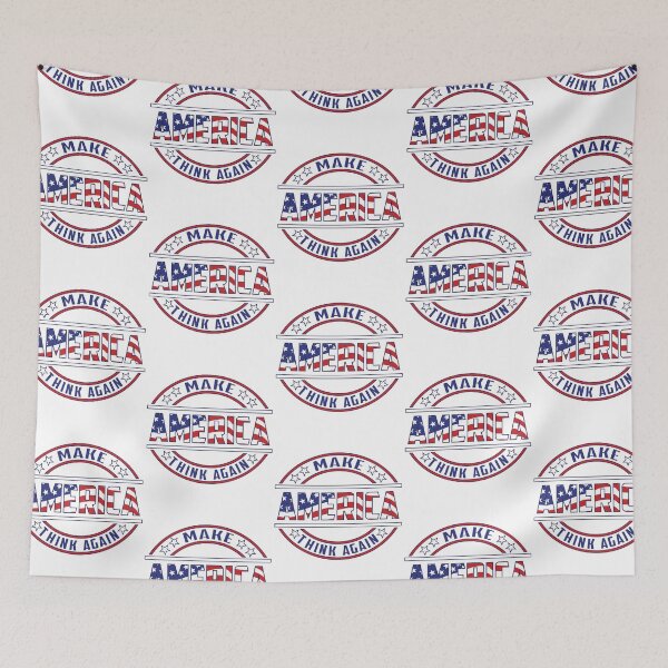 Item preview, Make America Think Again Republican Democrat Political designed and sold by itsagrind.