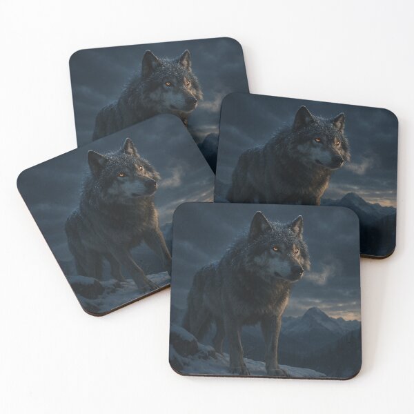 Item preview, Black Dire Wolf Realistic designed and sold by Templatemini.