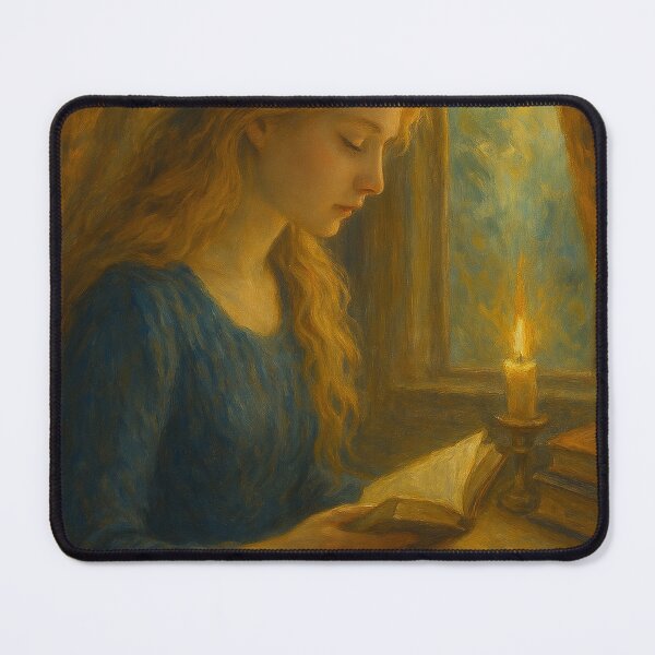 Item preview, Woman Reading by Candlelight designed and sold by Lacritsa .