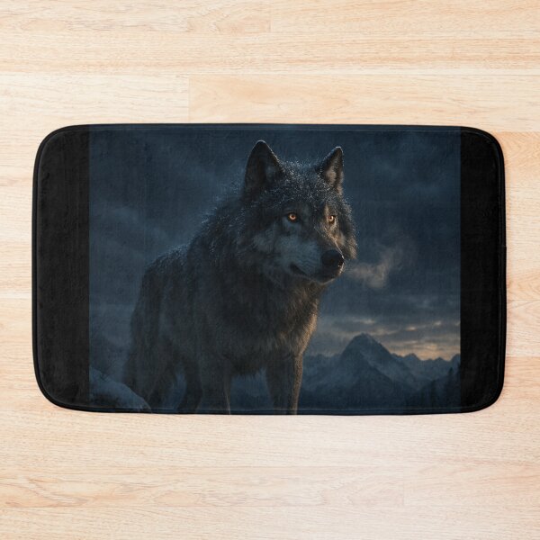 Item preview, Black Dire Wolf Realistic designed and sold by Templatemini.