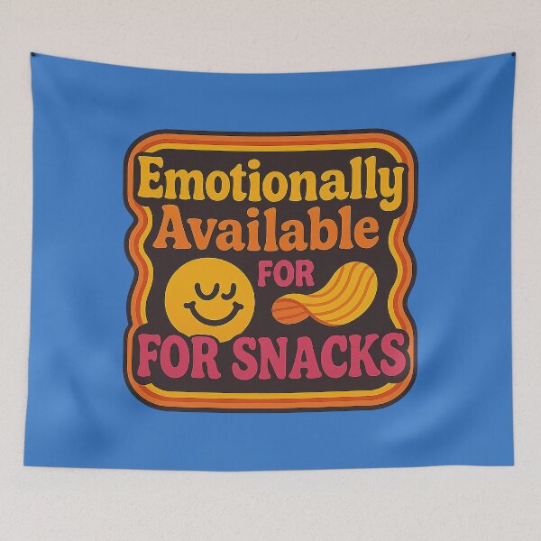 Item preview, Emotionally Available – Humorous design for snack lovers designed and sold by Girih.