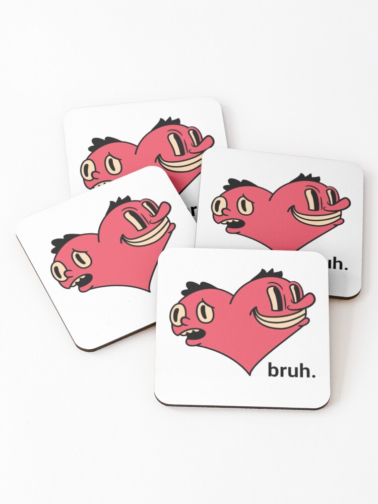 Thumbnail 1 of 5, Coasters (Set of 4), bruh. designed and sold by KolinBoy.