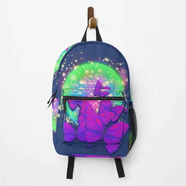 Item preview, Neon Butterflies and Fantastic Glowing Planet designed and sold by DreamsArtwear.