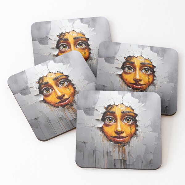 Item preview, Through the Cracks – The Painted Gaze designed and sold by ironpalette.