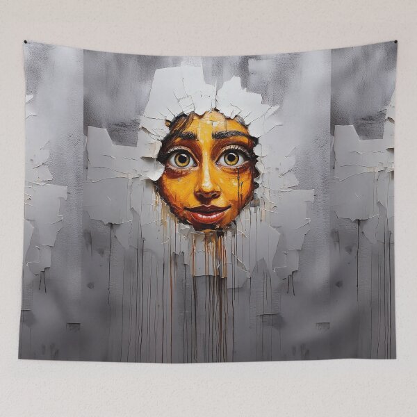 Item preview, Through the Cracks – The Painted Gaze designed and sold by ironpalette.