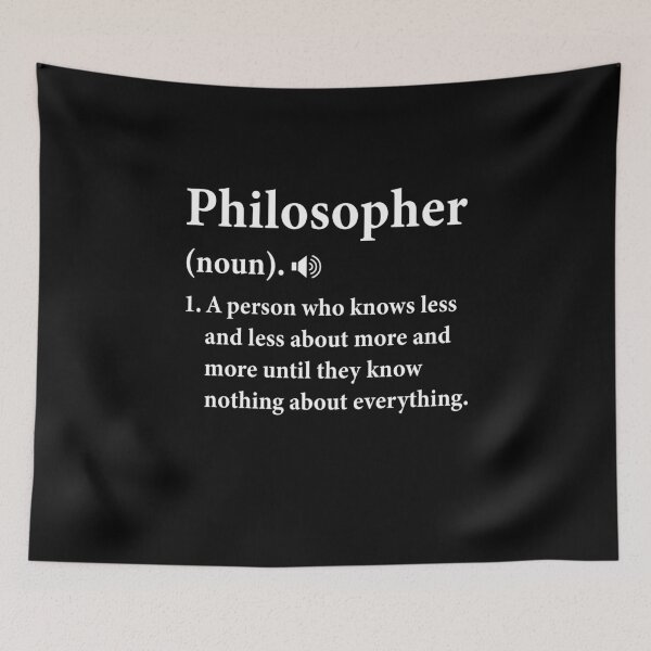 Item preview, Philosopher Definition Mens womans Funny Joke Philosophy designed and sold by DexertimaArt.