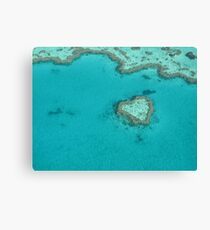 Heart Coral Reef Canvas Print