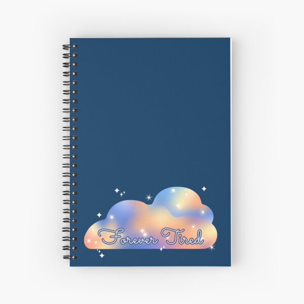Item preview, Forever Tired – Rainbow Cloud Aesthetic Design for Exhausted Millennials & Spoonies (Blue/Orange Rainbow) designed and sold by thistledewcraft.