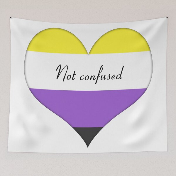 Item preview, Nonbinary not confused designed and sold by Caliel.