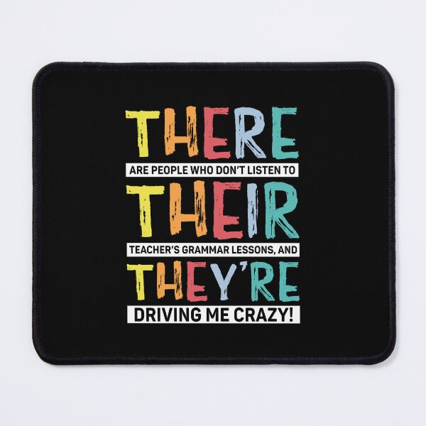 Item preview, There Their They're English Grammar Teacher Gift designed and sold by DexertimaArt.