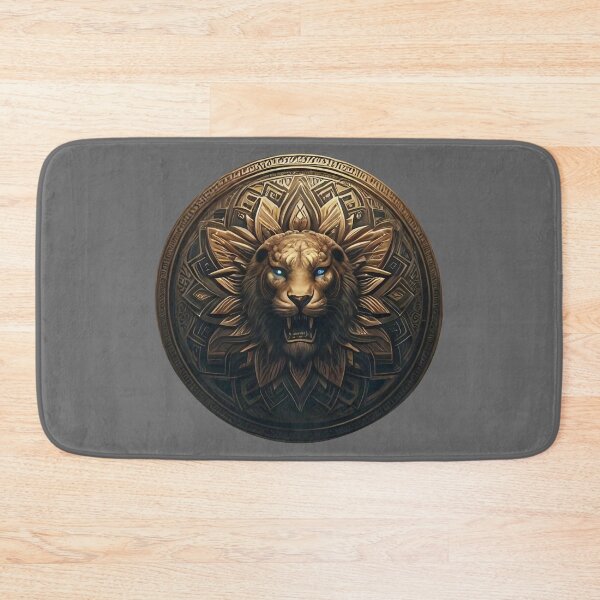 Item preview, ANCIENT BRONZE LION SHIELD (#666666) designed and sold by Marlon Oseguera.