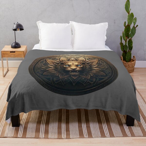 Item preview, ANCIENT BRONZE LION SHIELD (#666666) designed and sold by Marlon Oseguera.