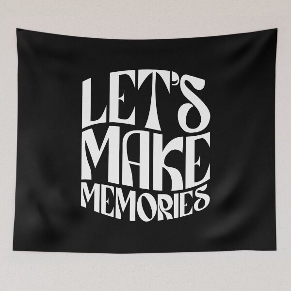 Item preview, Lets make memories (white) designed and sold by didijuca.