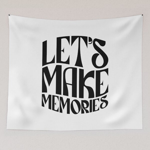 Item preview, Lets make memories (black) designed and sold by didijuca.