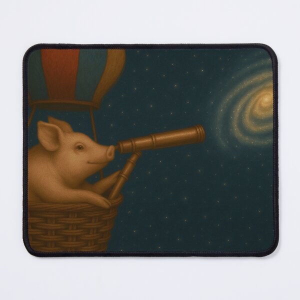 Item preview, Pig Stargazer in a Basket designed and sold by artes-lunares.