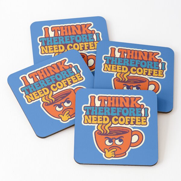 Item preview, Coffee and Philosophy – A humorous design designed and sold by Girih.