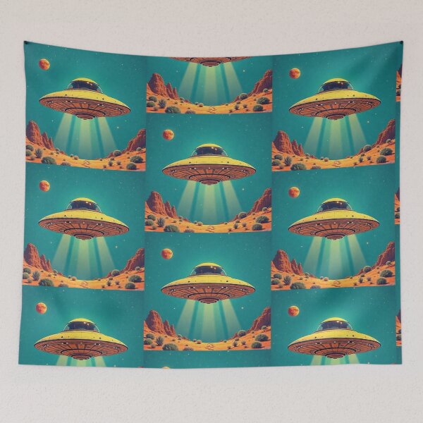 Item preview, Popart style ufo  designed and sold by Dogandesighn.